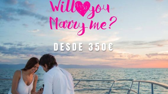 Pedida de mano en barco, Demande de fiançailles, engagement request